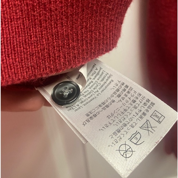 Eddie Bauer Men’s Cashmere/Cotton Blend Pullover Button Sweater Size Large - Picture 4 of 5